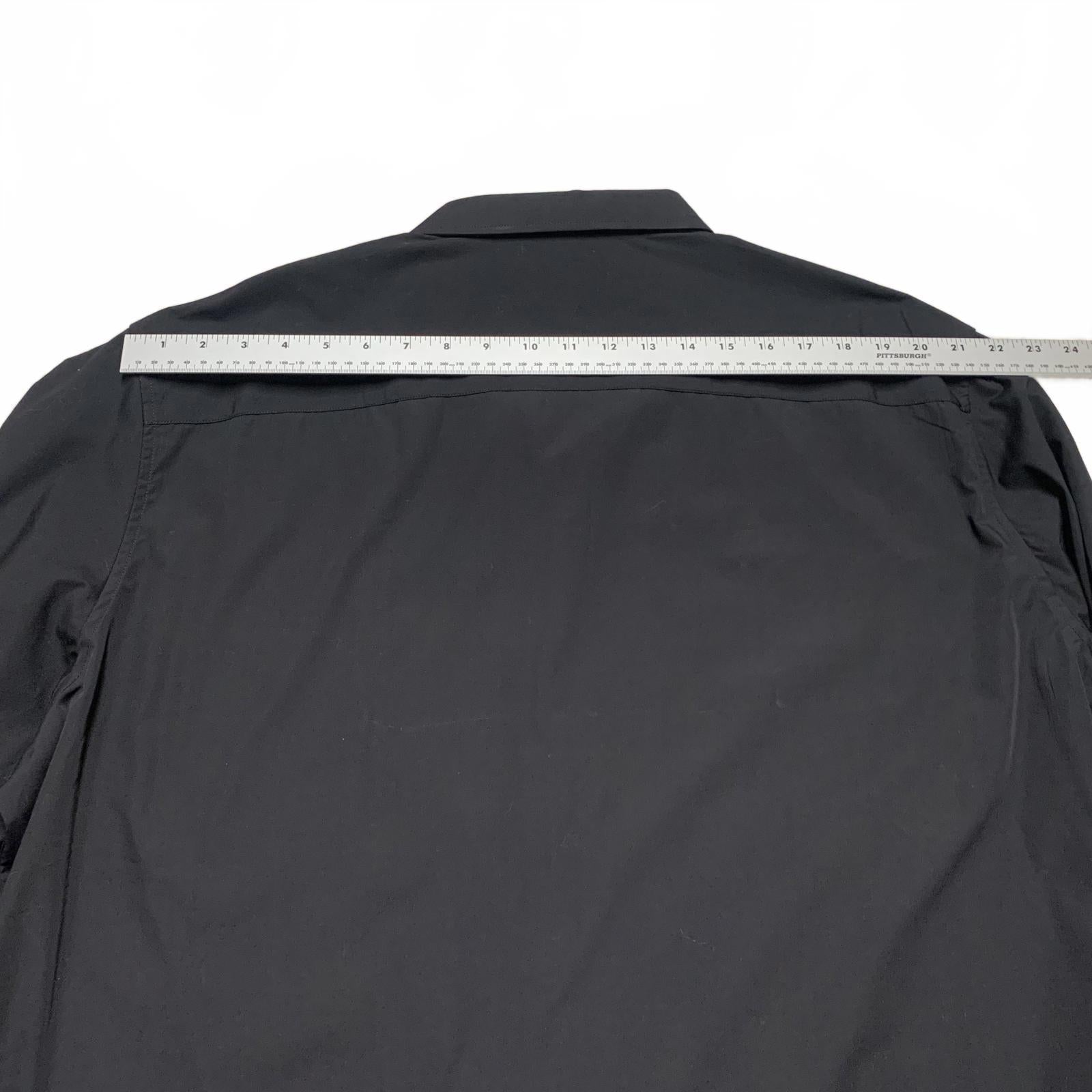 Paul Jones Men's 4XL Black Long Sleeve Button Shirt