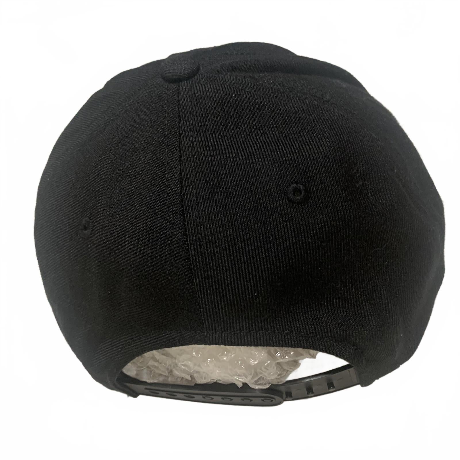 The Classics Baseball Cap Black Snapback Cap Orange 'Quiero Romi' Embroidery