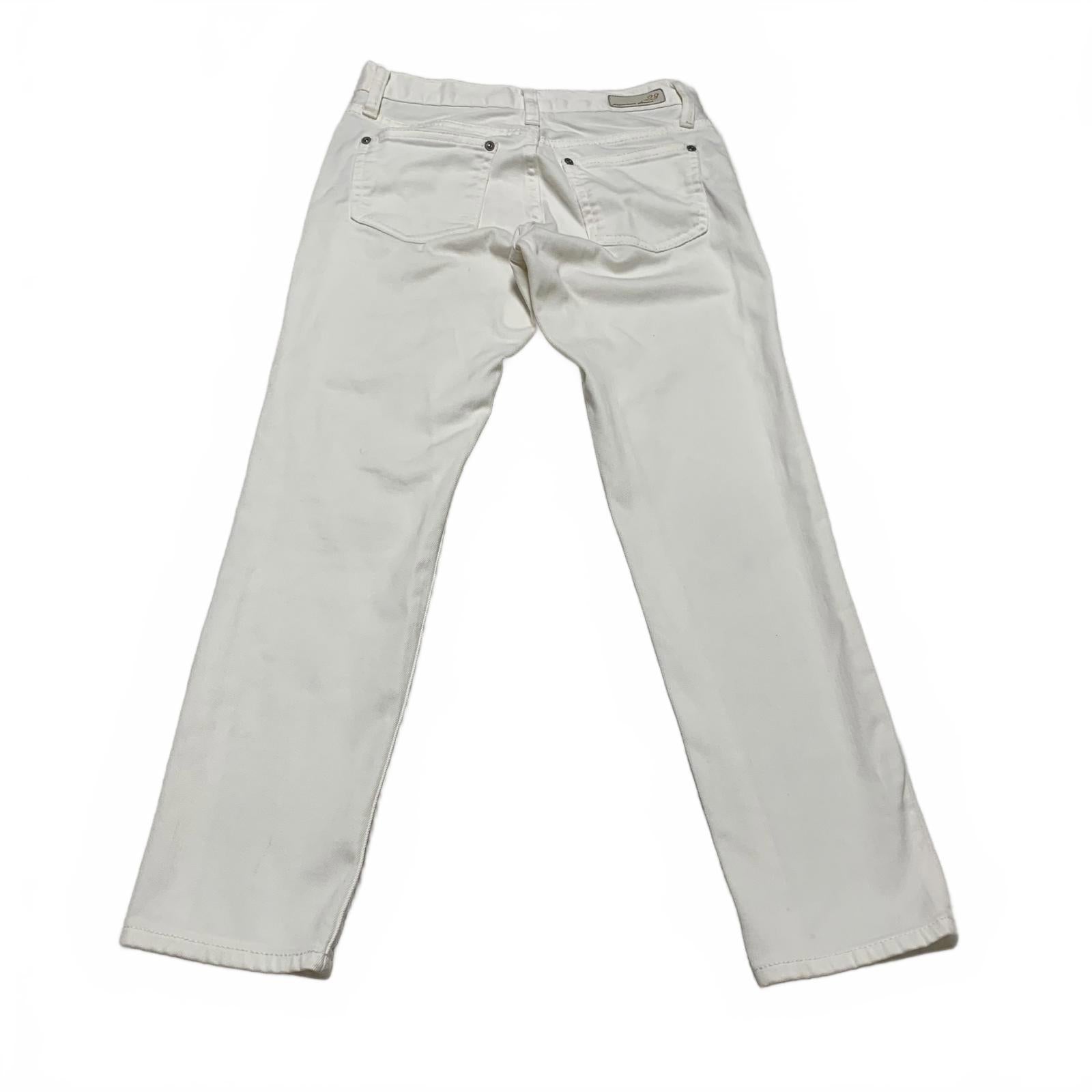 23KU Premium Denim by Onward Kashiyama  Women's White Japanese Jeans 27x24.5