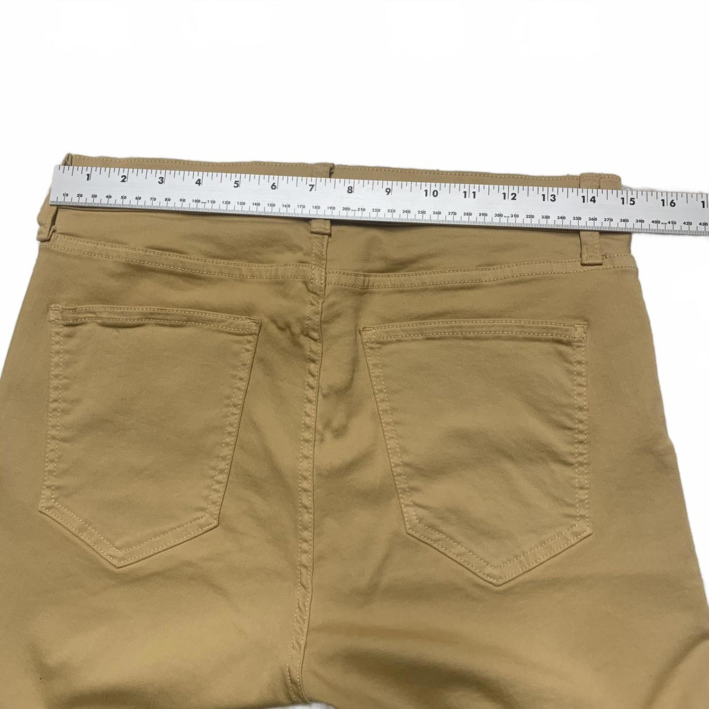 Principle Denim Innovators Sz 29 Yellow Frayed Hem Trousers W30 x 27L USA
