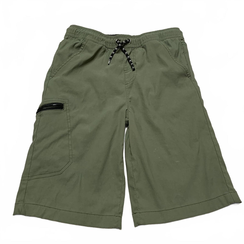 Weatherproof Vintage Cargo Shorts Kids Sz M (10/12) Olive Green W24