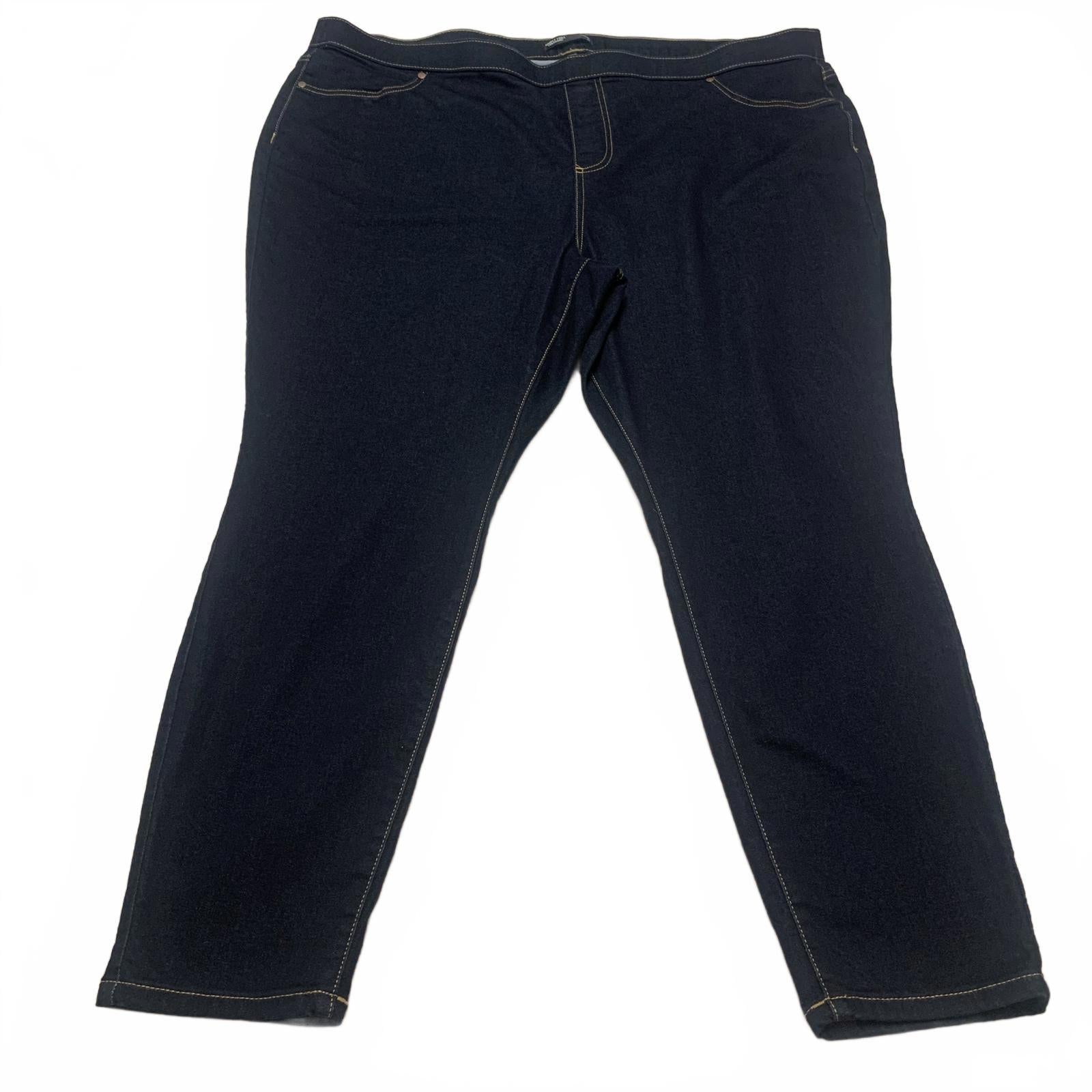 Simply Vera Vera Wang Women's Sz 3X Blue Jeans 46 x 27 Legging