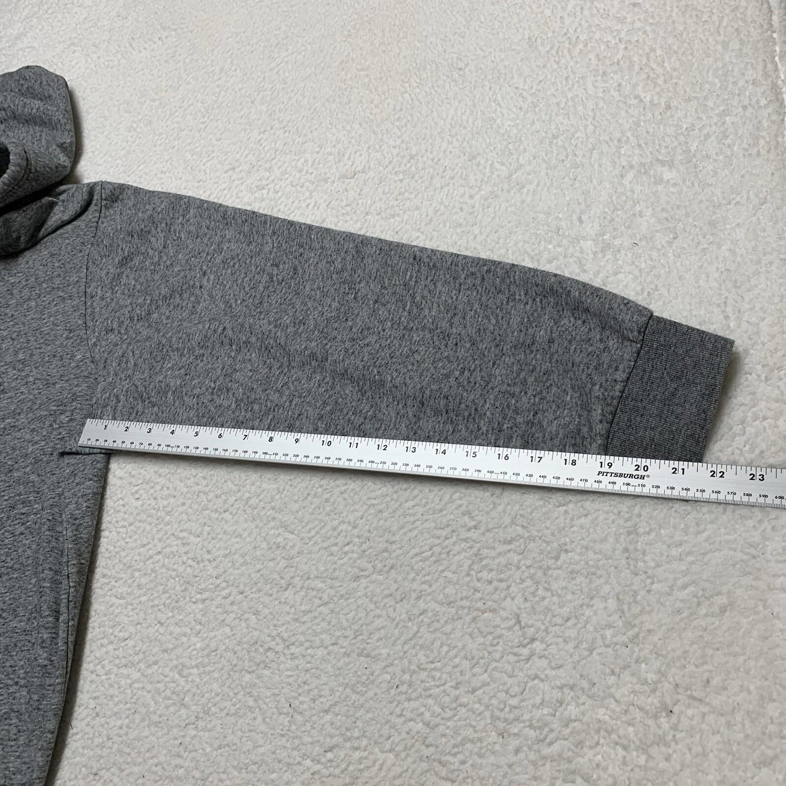 Old Navy Men's Sz XXXXL Tall Heather Gray Drawstring Hoodie Sweatshirt