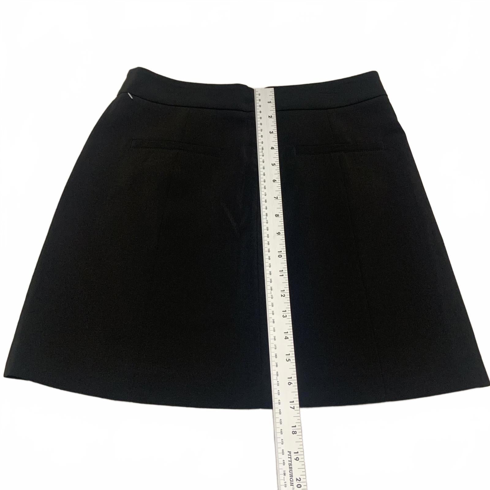 On & On Womens Size 2 Black A-Line Mini Skirt