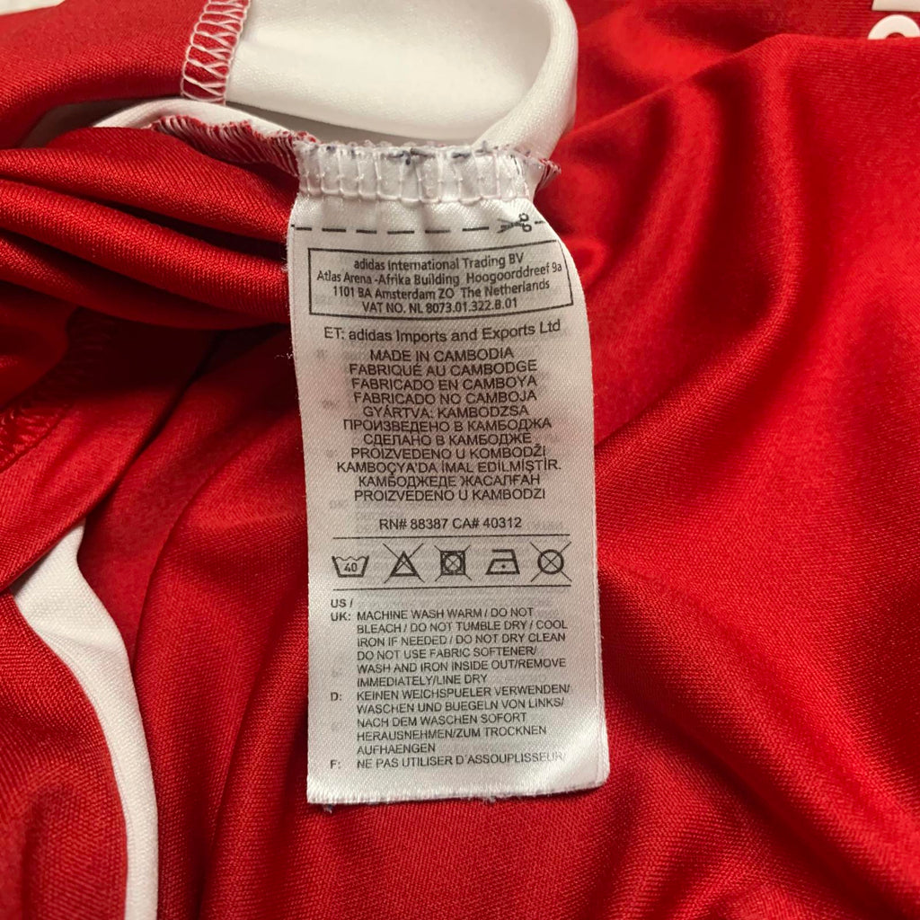 Adidas Unisex Kids X Large Soccer Jersey  Red Clima Cool