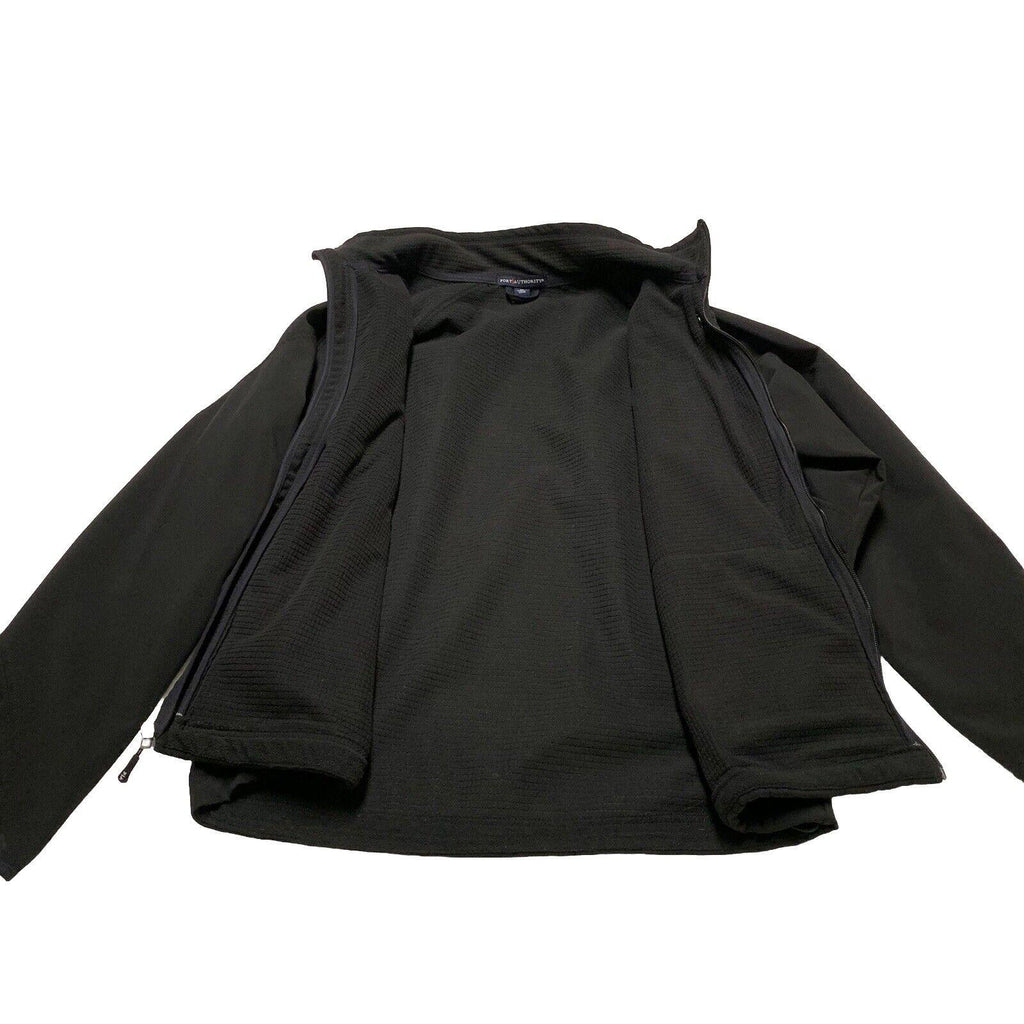 Port Authority Jacket Unisex Size M Google Planet Embroidered Black Zip Pockets