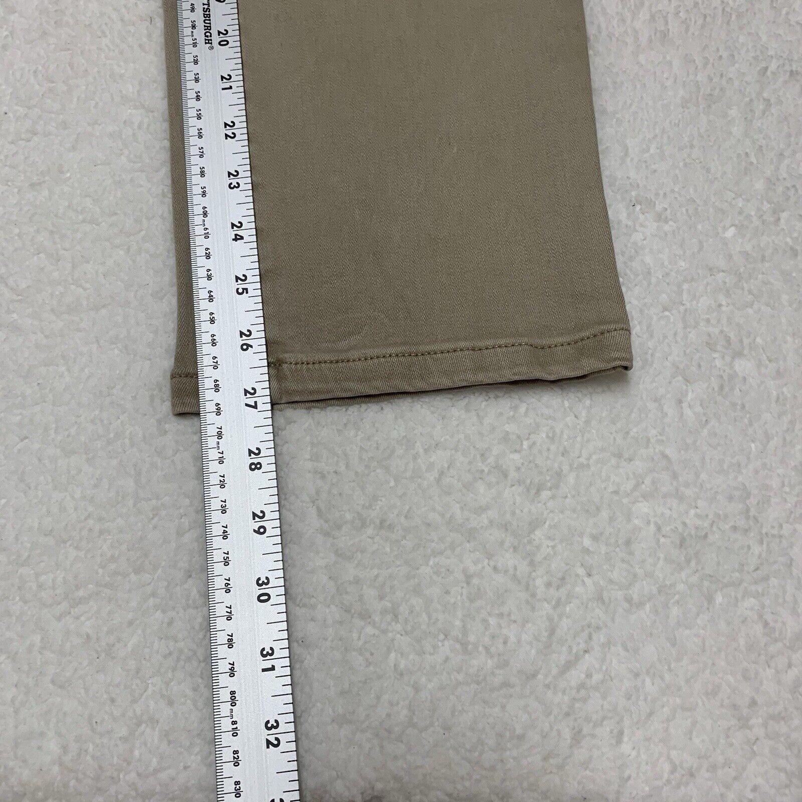 Nic+Zoe Jeans Women’s Size 32 Tan  Patch Front Pocket Beige