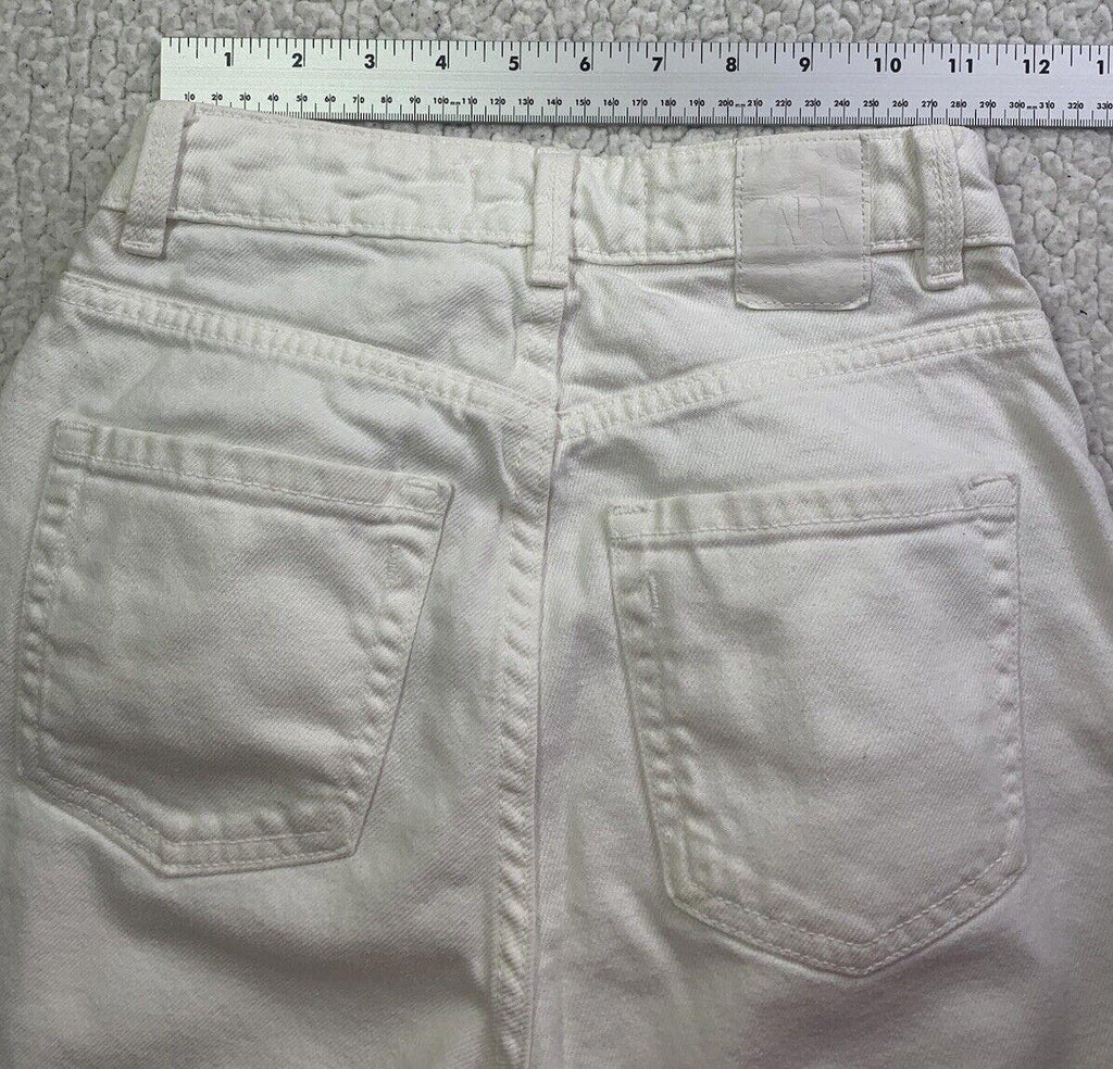 Zara Jeans Women’s  Size 2 White Wide leg RN 77302