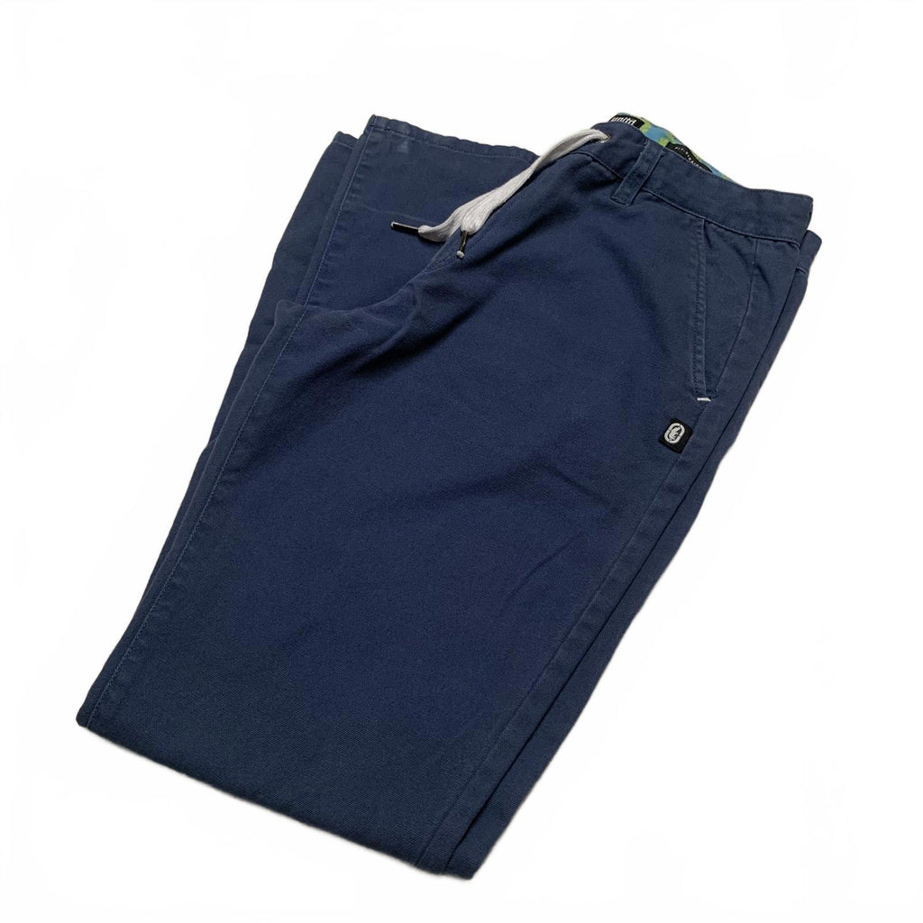 Ecko Unltd. Men's See Measurements Blue Fit-Straight Casual Pants Navy Blue