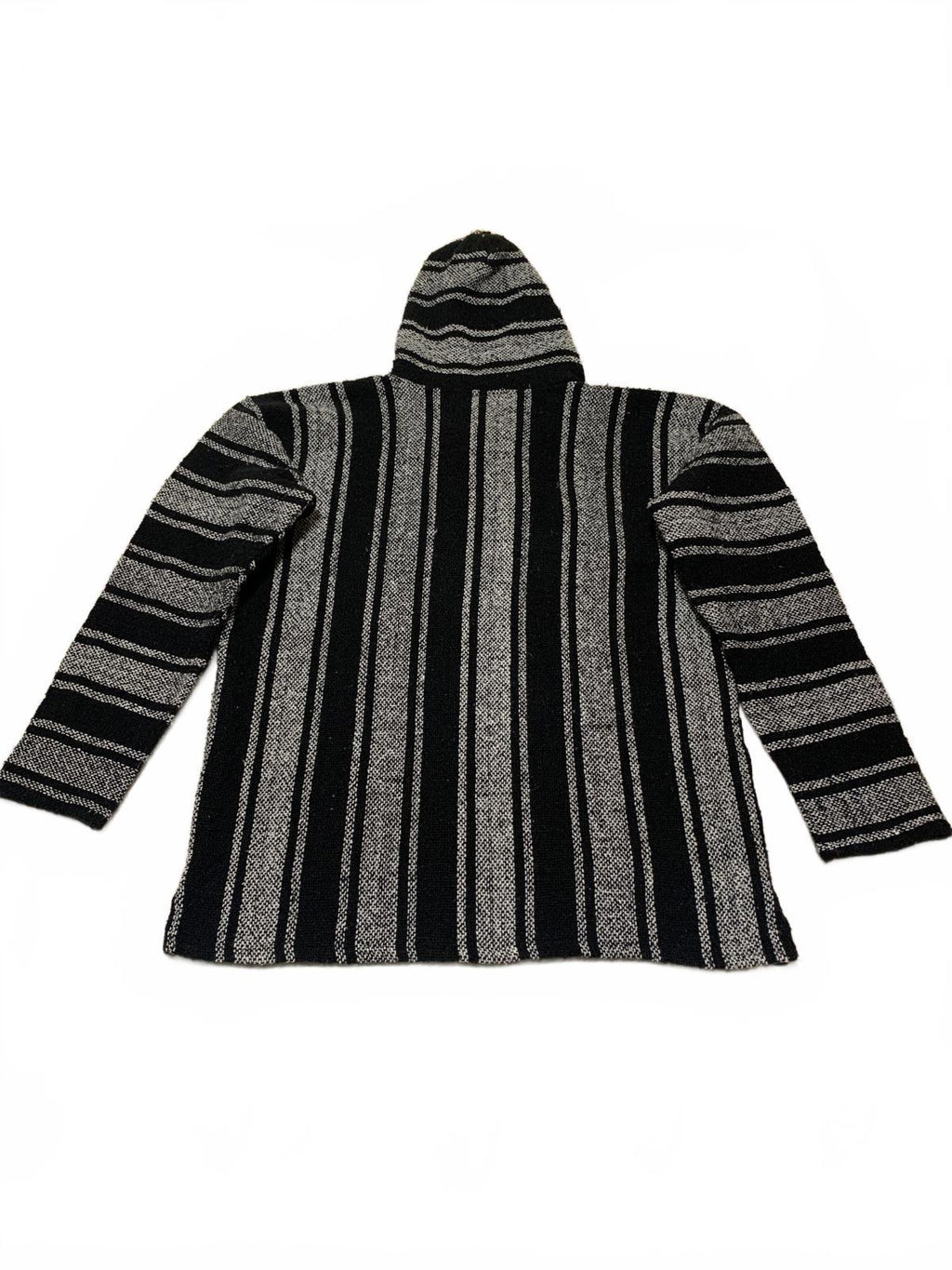 La Montaña Especial Men's Size XL Black White Striped Hoodie XL Mexico
