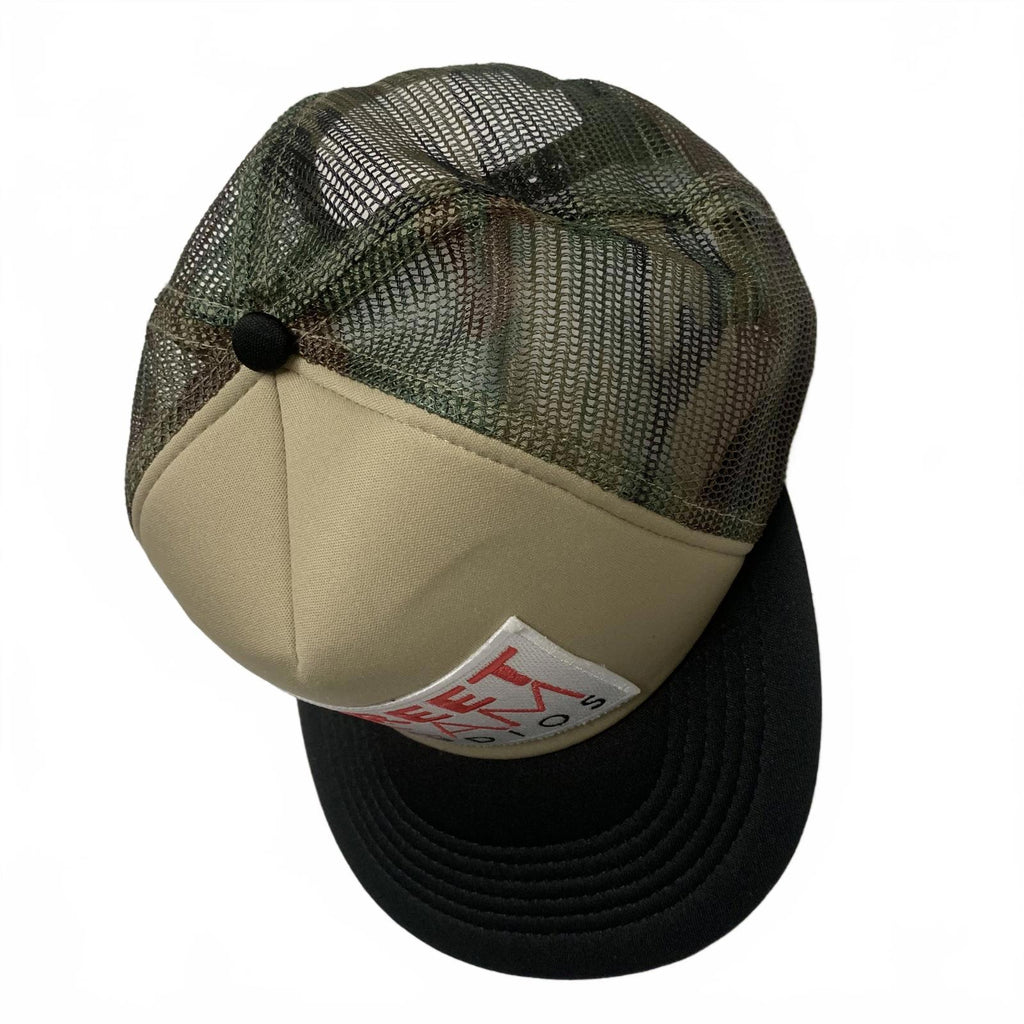 DISTRICT Street Team Studios Trucker Cap Hat Mens Green Camouphlage