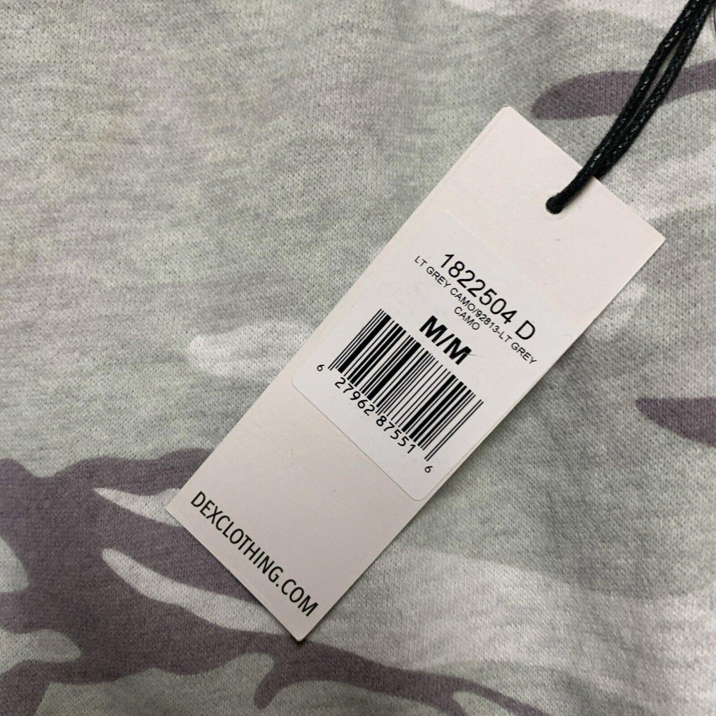 Dex Clothing Women Medium Light Gray Jogger Legging Pants Camouflage Print