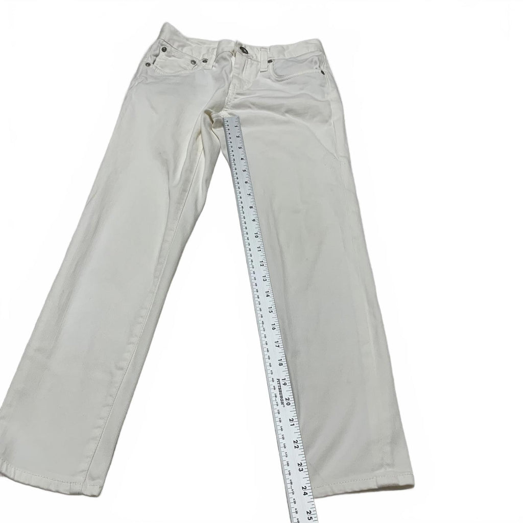 23KU Premium Denim by Onward Kashiyama  Women's White Japanese Jeans 27x24.5