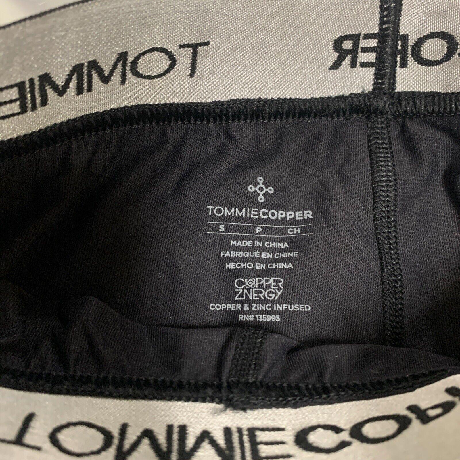 Tommie Copper Core Youth Boys Small Black Compression Biker Underlay Shorts