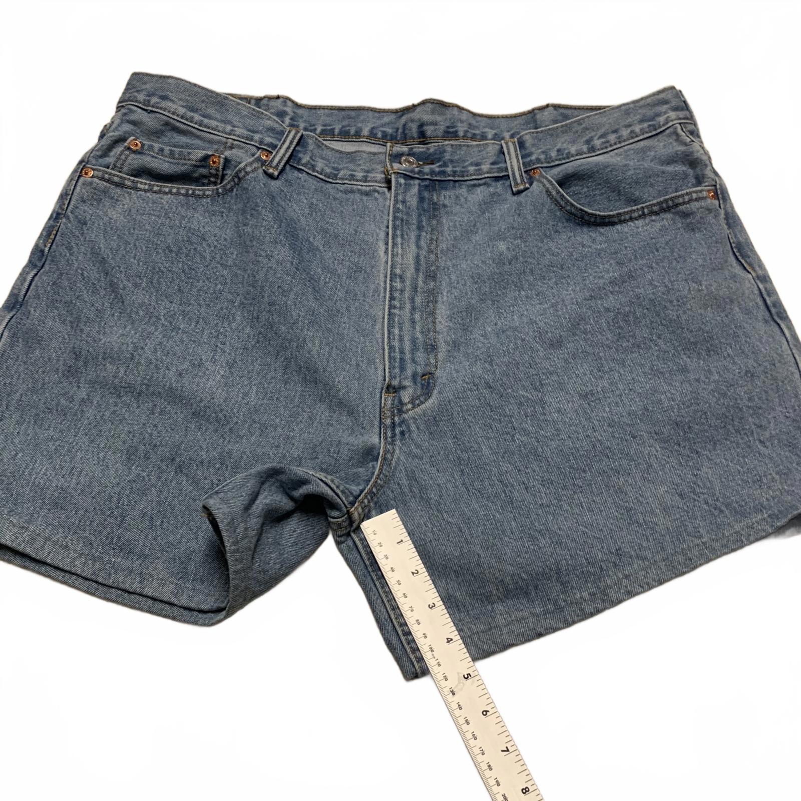 Levi’s 550 Men's Altered Blue Sz 42 Denim Shorts W41.5  Actual