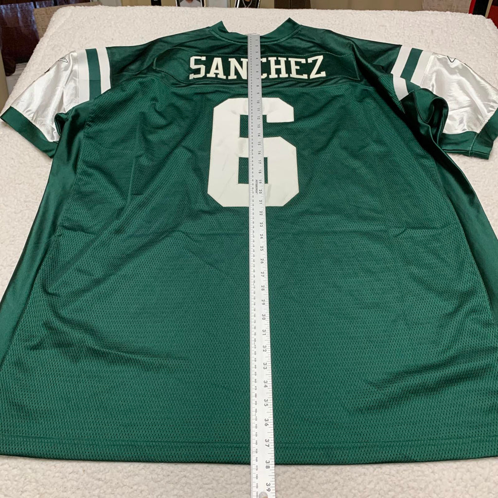 Reebok New York Jets Mark Sanchez #6 Jersey Sz 58 Football  NFL Onfield