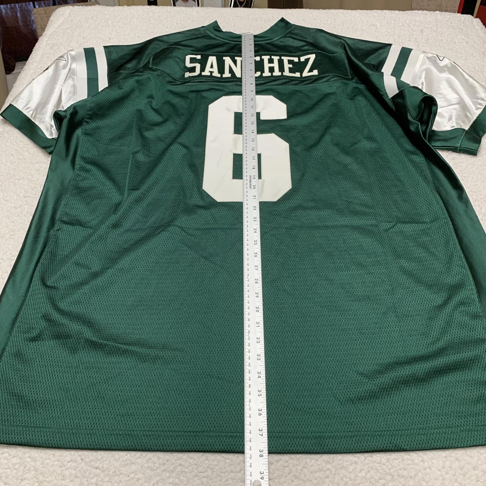 Reebok New York Jets Mark Sanchez #6 Jersey Sz 58 Football  NFL Onfield