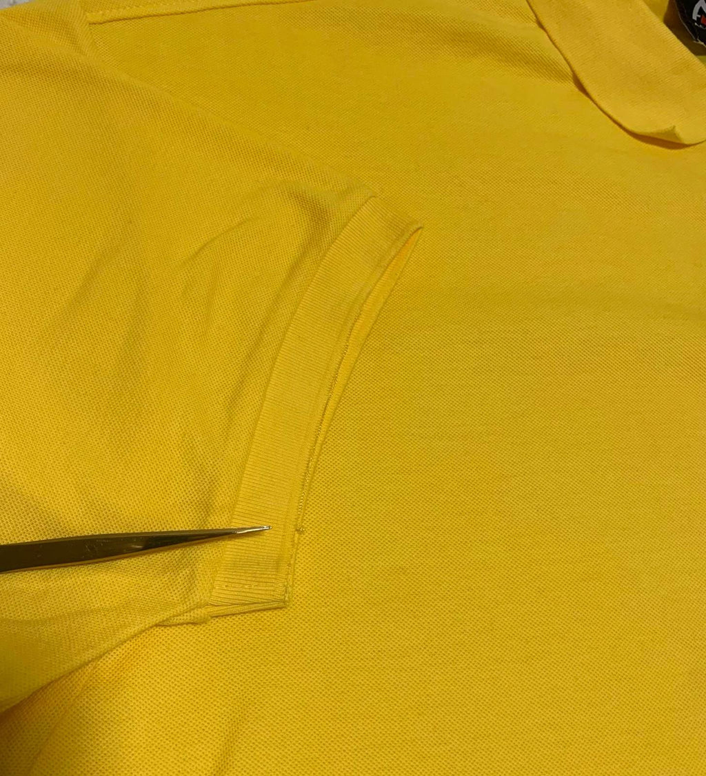 Access Men’s 6XL Yellow Polo Shirt NWT Short Sleeve Big & Tall Casual Uniform