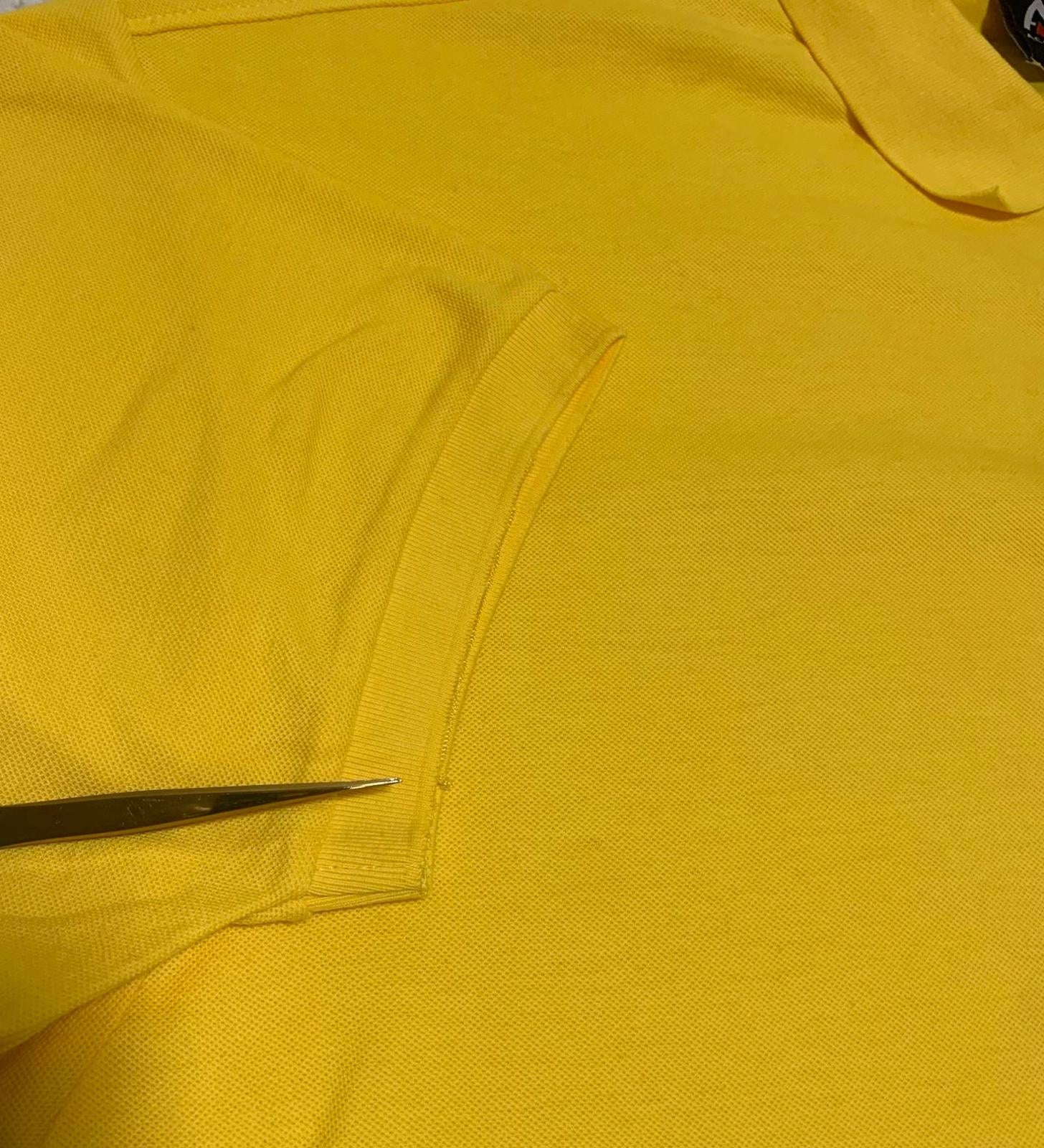 Access Men’s 6XL Yellow Polo Shirt NWT Short Sleeve Big & Tall Casual Uniform