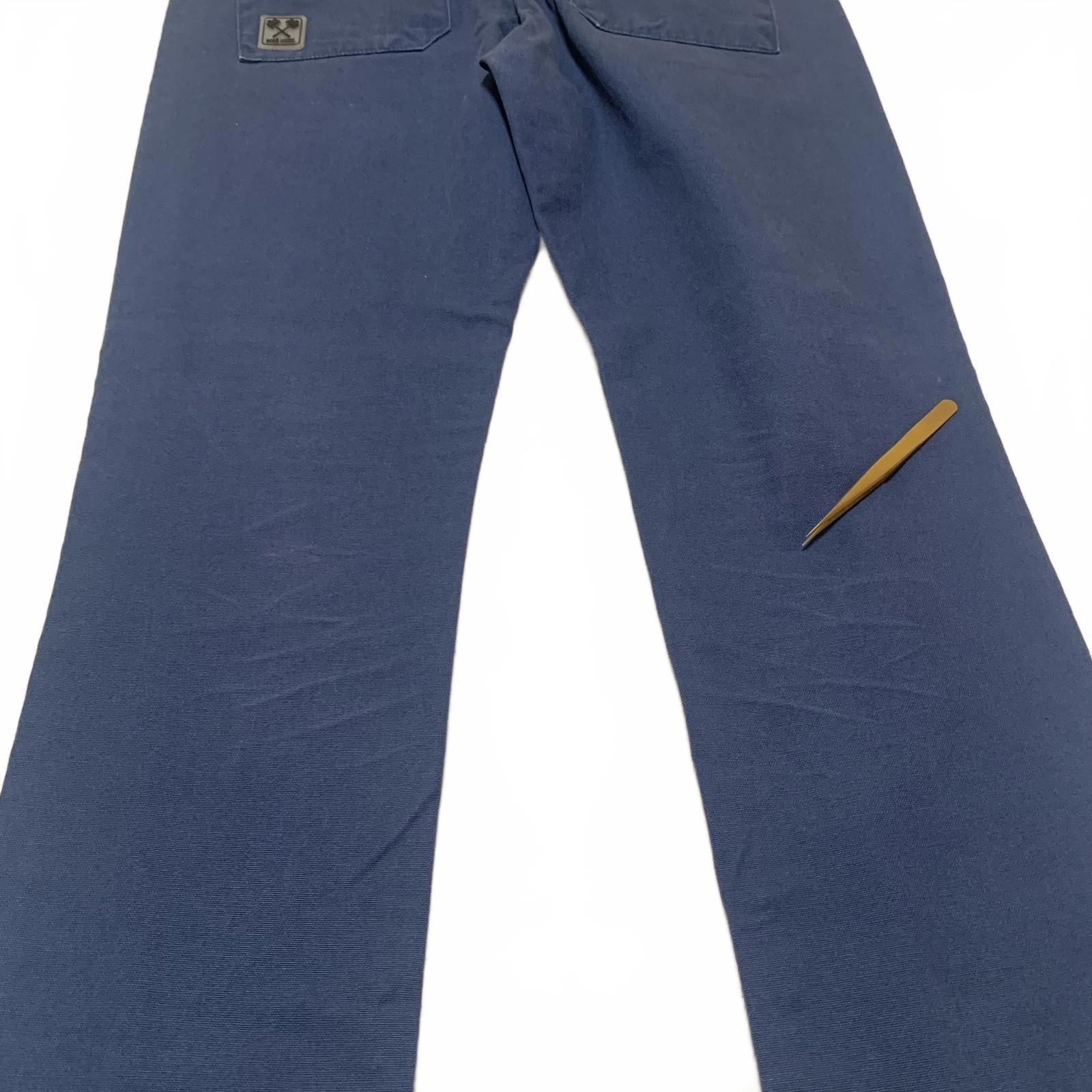Ecko Unltd. Men's See Measurements Blue Fit-Straight Casual Pants Navy Blue