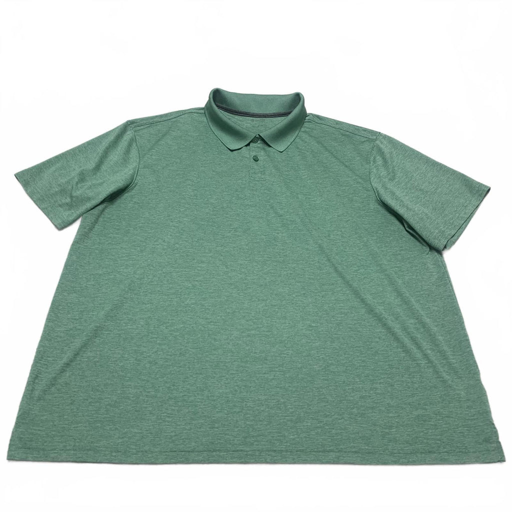 Haggar Mens Size XXLarge Green Comfort Fit Polo Shirt