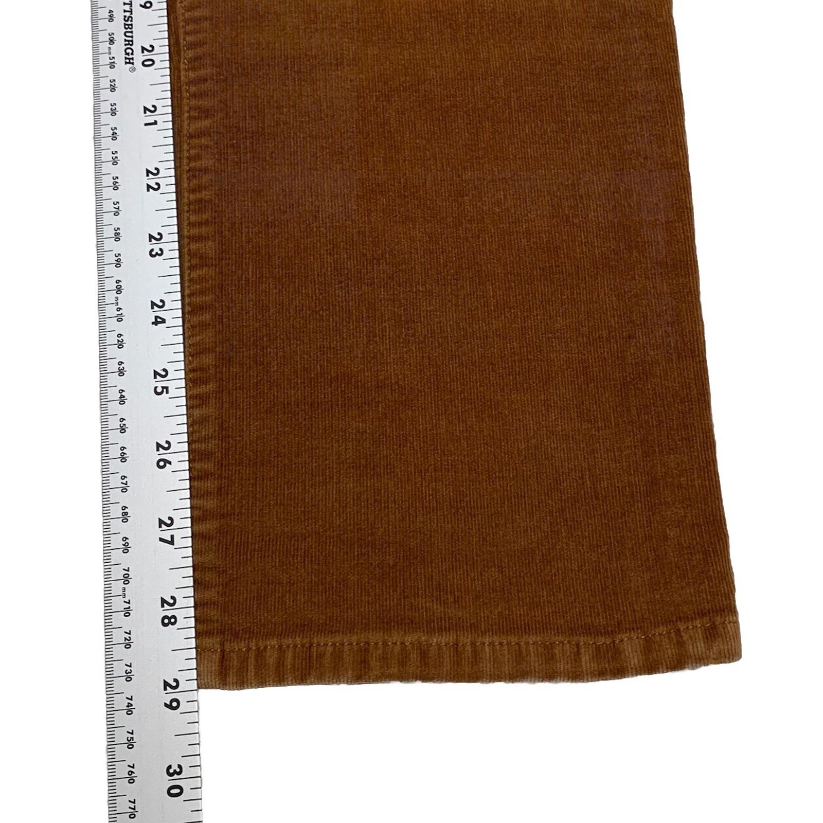 Bandolino Women's Corduroy Pants Sz 12 Brown Mandie Style  Straight Leg