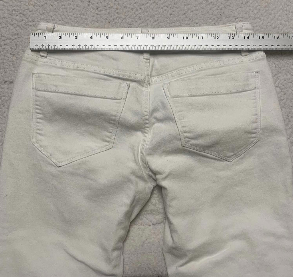 Simply Vera Vera Wang Womens Size 4 White Capri Pants
