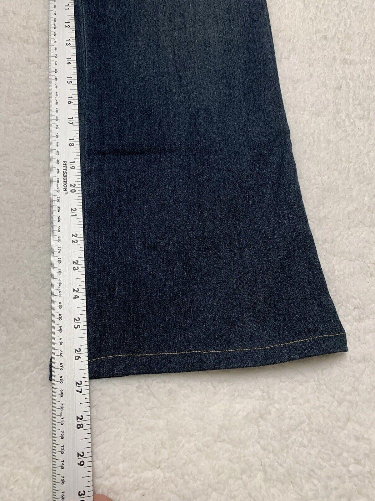 LEE Jeans Women's Sz 18 Short Classic Fit Dark Blue