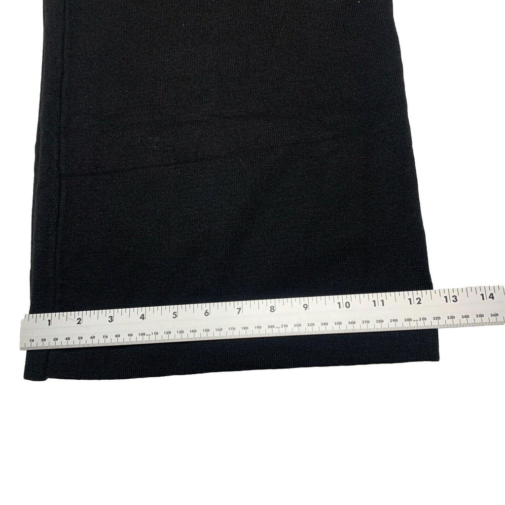 Dex Clothing Women’s X Large Black Noir Wide Leg Gaucho Culottes Cropped Pants