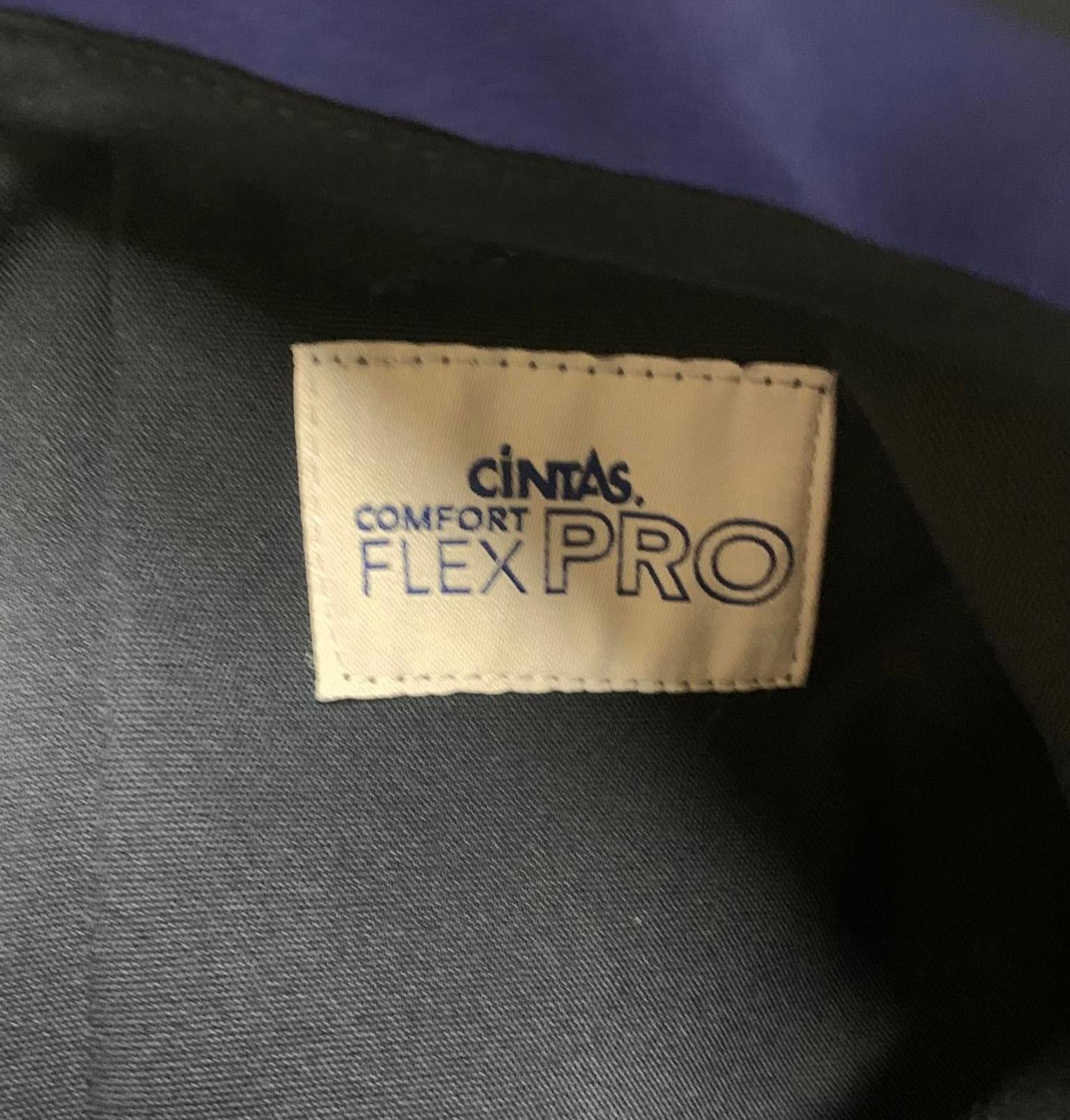 Cintas Flex Pro Men's Pants 4XL W60x31 L  Navy Blue Durable Workwear