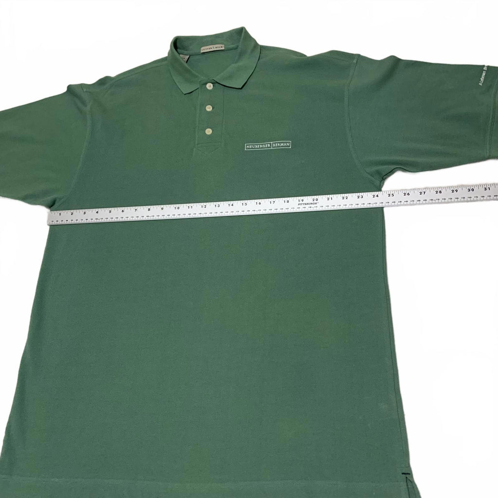 Cutter & Buck Neuberger Lehman Mens Size Large Green Polo Shirt