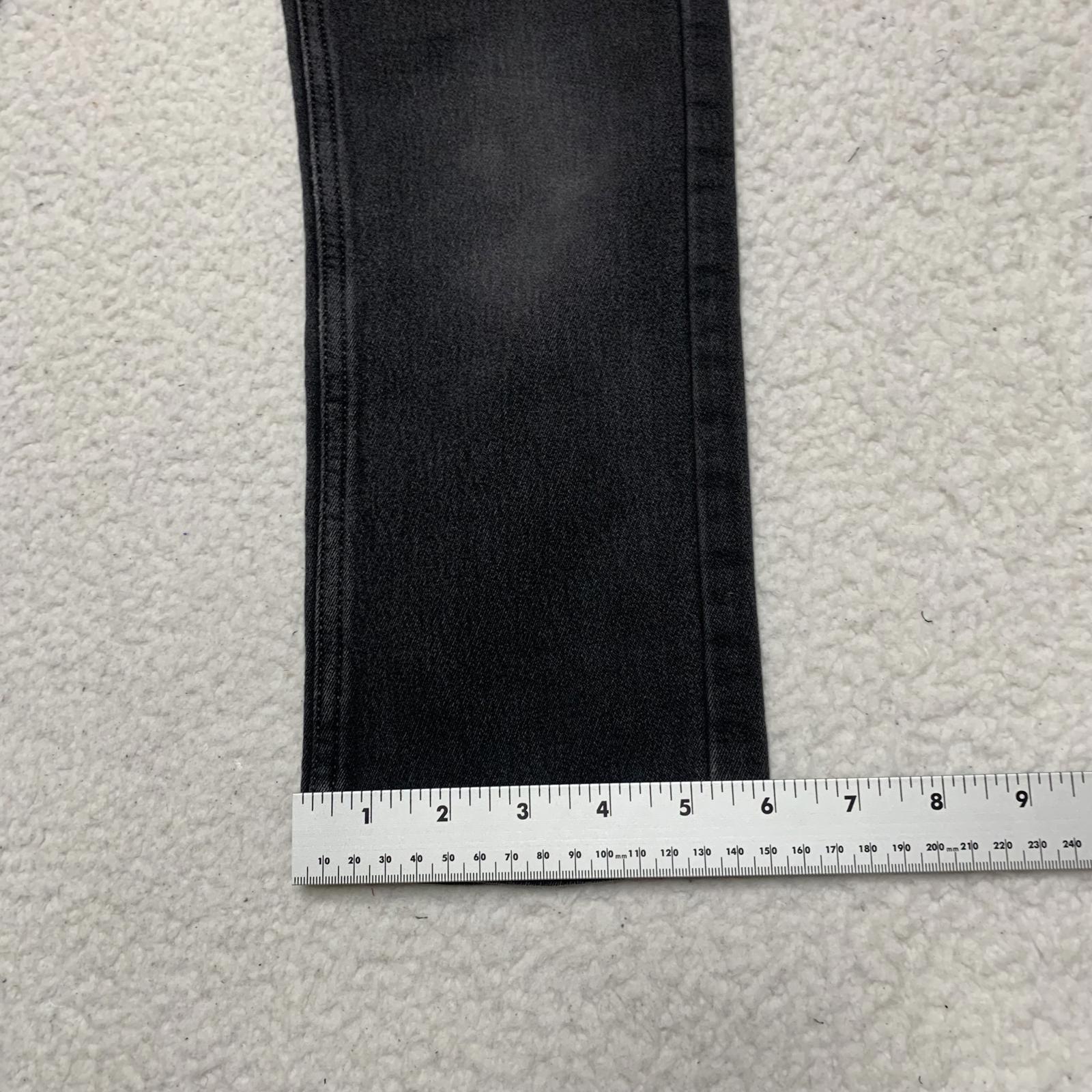 Levi's 511 Kids Size 7 Reg Gray Black Slim Fit Soft Knit Jeans W 21 x 20L Actual