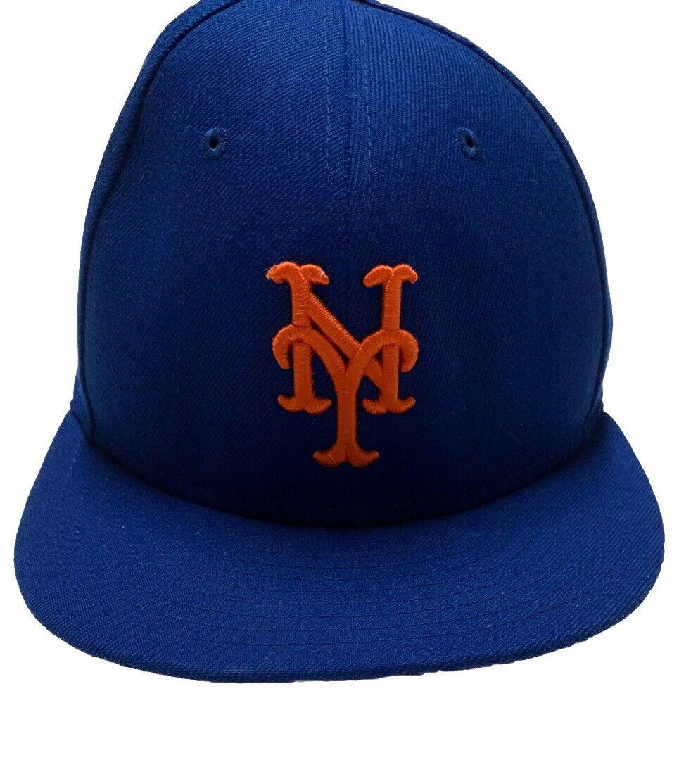 New Era 59Fifty NY Mets Official On Field Cap Baseball Practice Fitted Hat 7 3/8