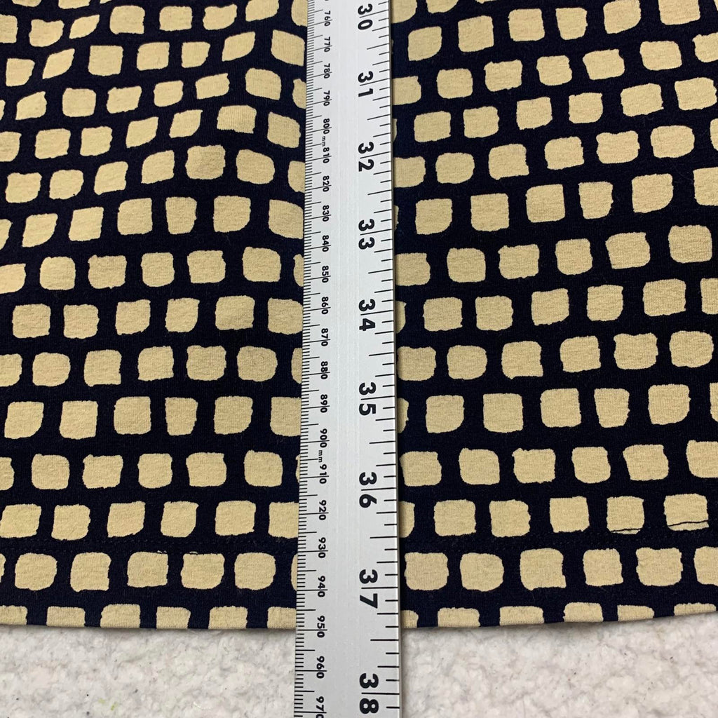 Banana Republic Women's Black Beige print XS 3/4 sleeves V-neckline wrap dress