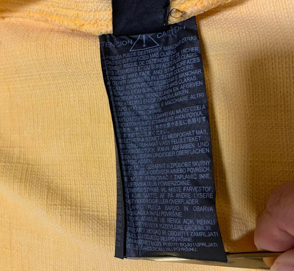 Zara Mens Size Medium Yellow Short Sleeve Button-Up Shirt