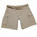 St. John's Bay Men's Sz 44 Beige Cargo Shorts with Belt W46 Classic