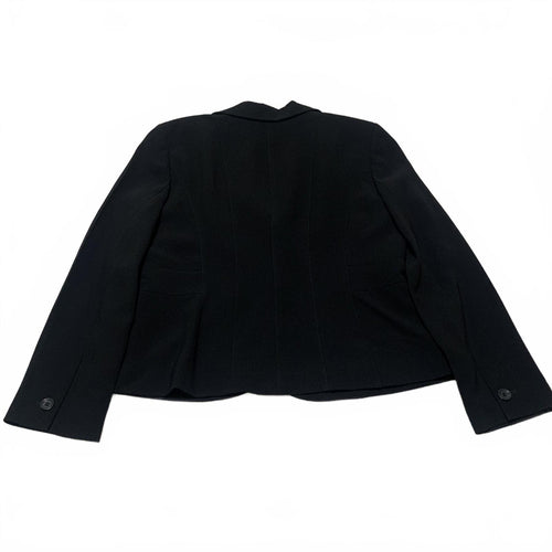Vintage 90s Ann Taylor Blazer Women’s 14 Black Tailored Career Jacket