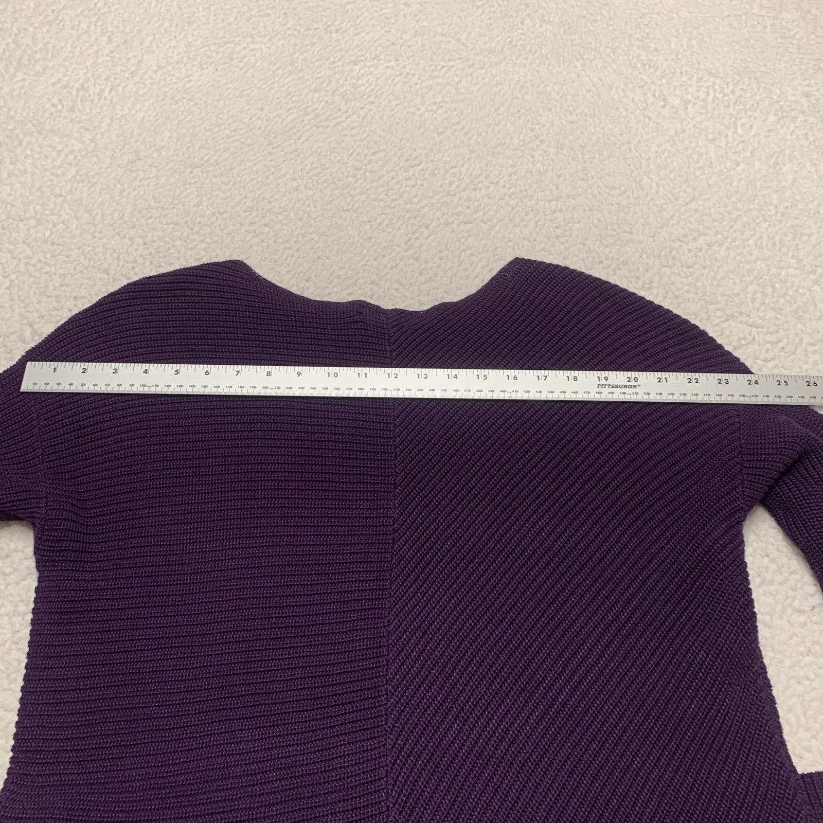 Ralph Lauren Women's Size 1X Purple Knit Sweater