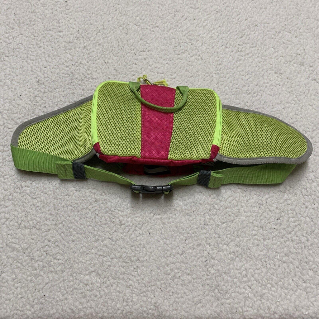 SEEU Gray Pink Green Fanny Pack Sling Crossbody Waist Bag Trail Hike