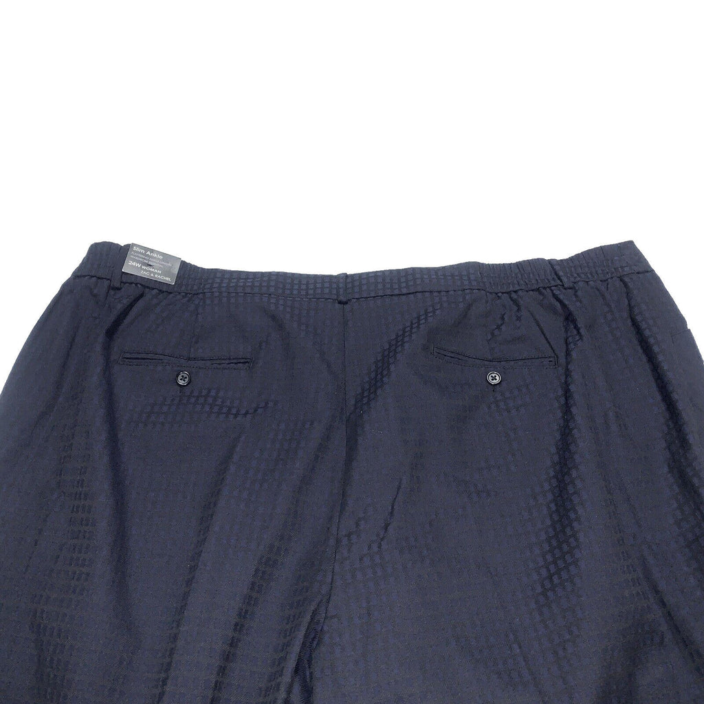 Zac & Rachel Square Pants Women’s 24W Trousers Slim Ankle Length Relaxed Chino