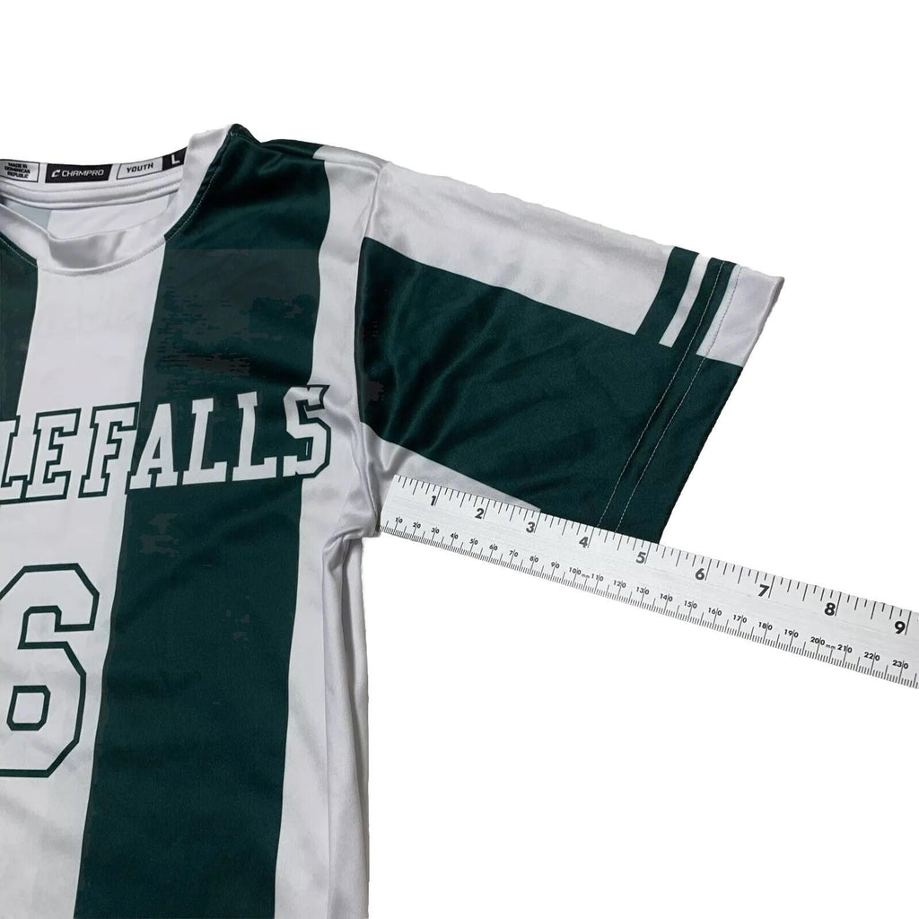 Champro Youth Size L Forest Green Jersey Knit Top Short Sleeve T-Shirt