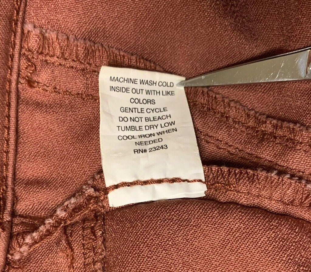 Soho Women's  Size M High Waist  Legging Pink Mauve Relaxed Fit Cropped Pants