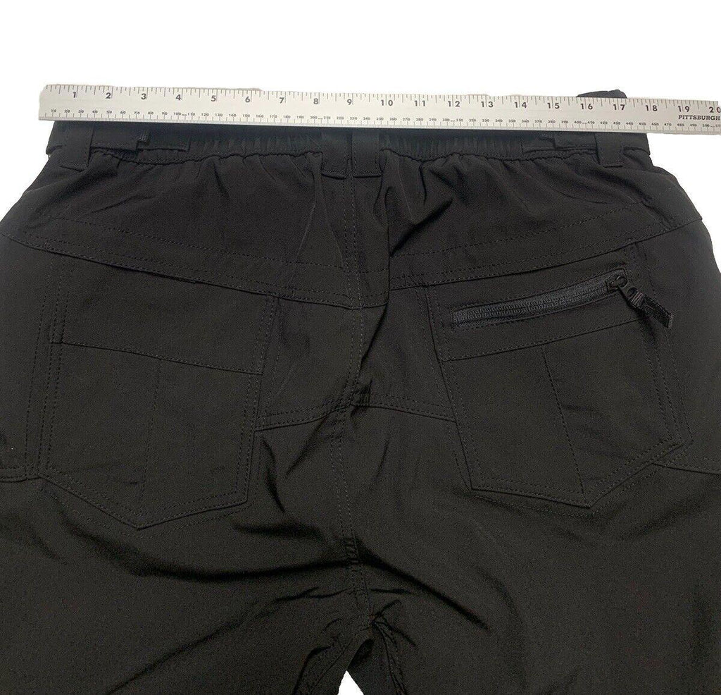 Gerry Snow Ski Pants  Black XL EG Fleece Lined Stretch Pockets Adjustable Waist