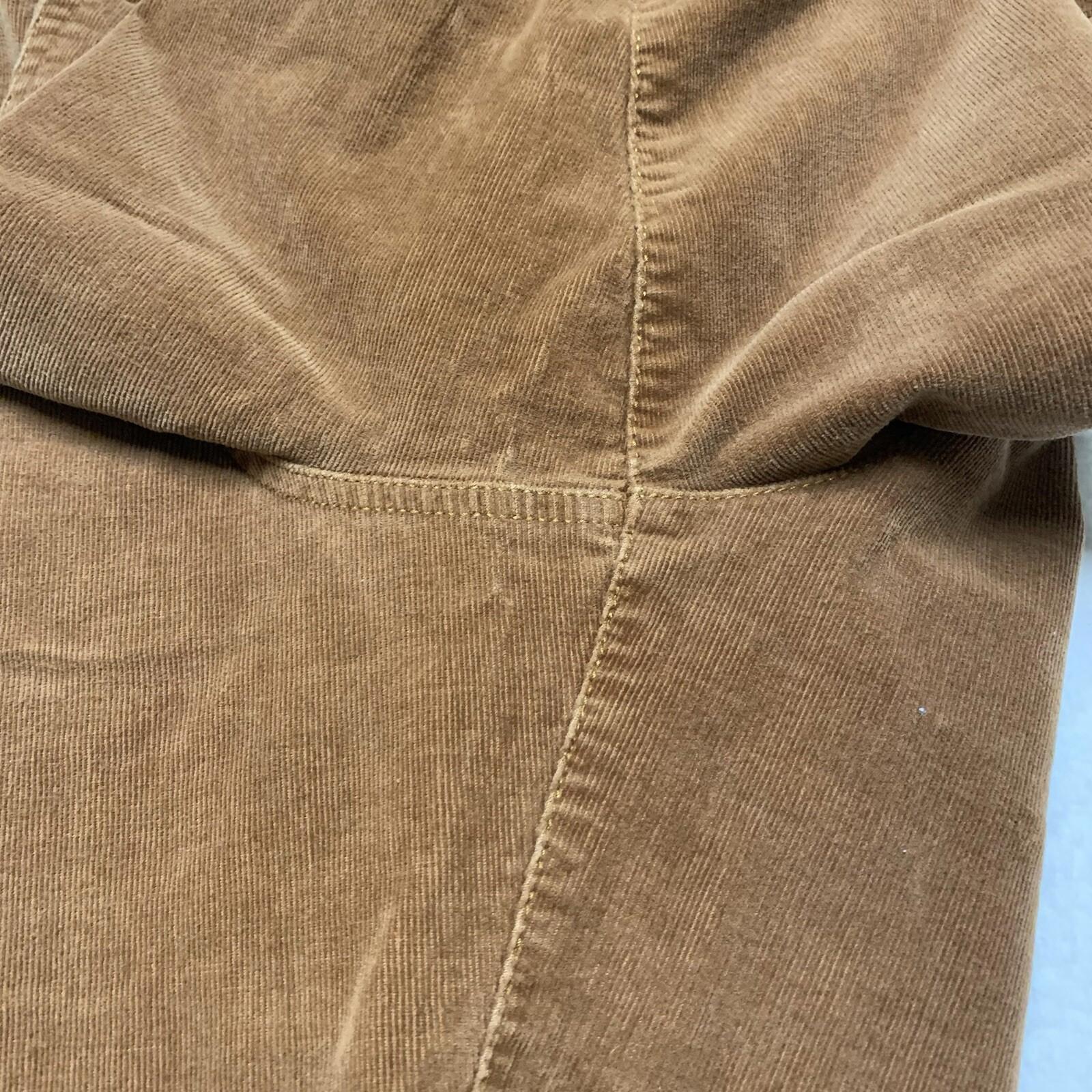 Bandolino Women's Corduroy Pants Sz 12 Brown Mandie Style  Straight Leg