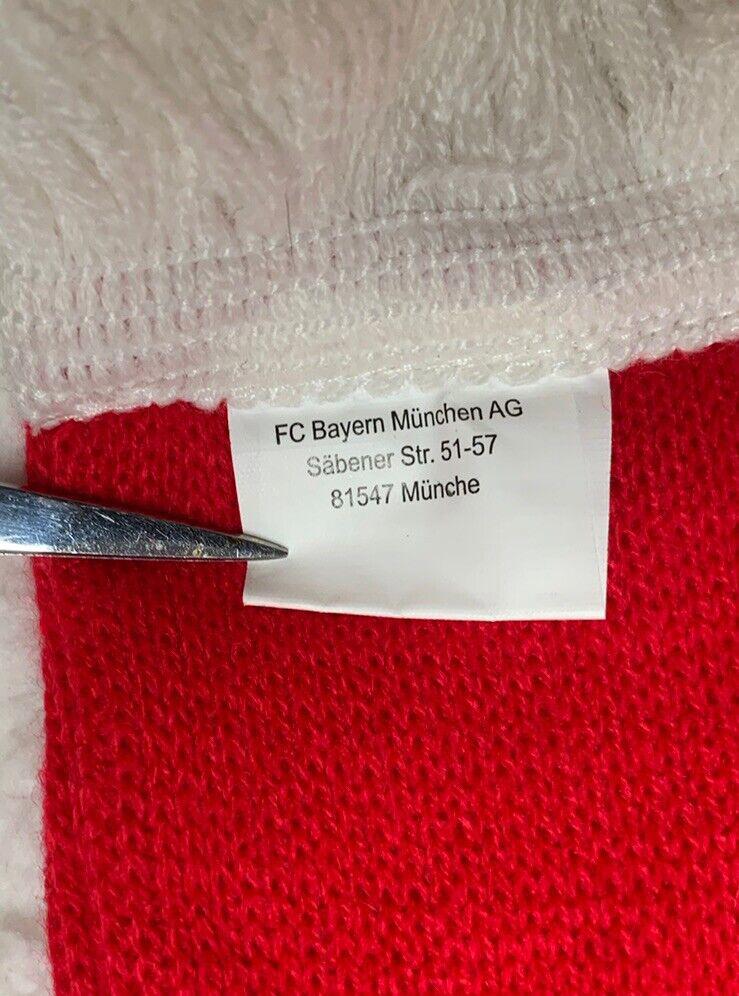 Manchester United Scarf One Size Fits All Striped Red White Football Soccer