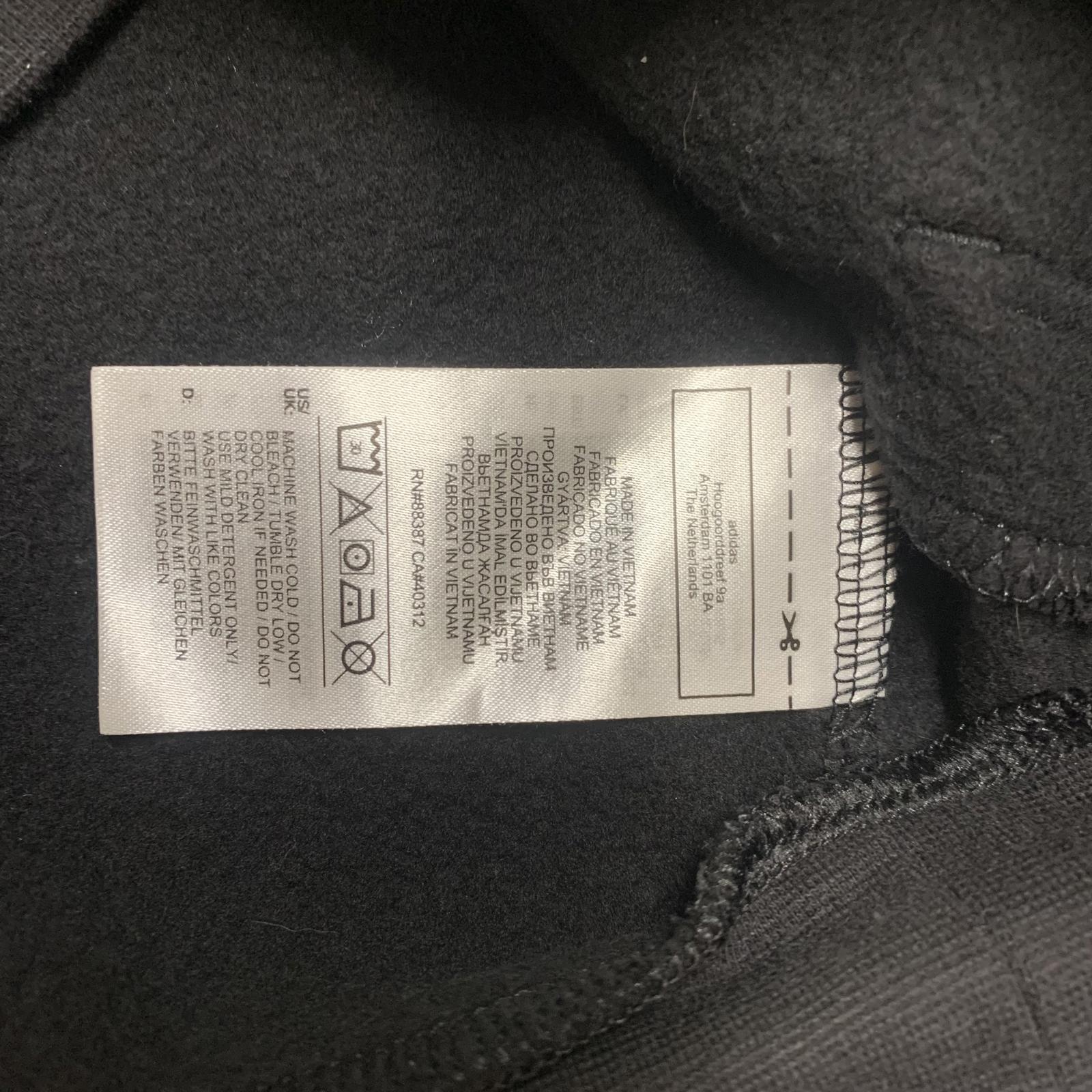 Adidas Youth Medium Black Soccer Club Hoodie Pequanock No 25