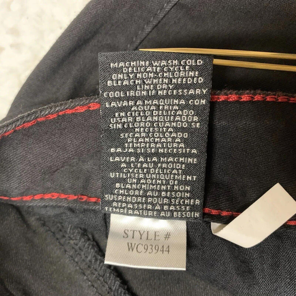 Royalty By YMI Woman Size 16 Cropped Black Jeans Stretch Denim