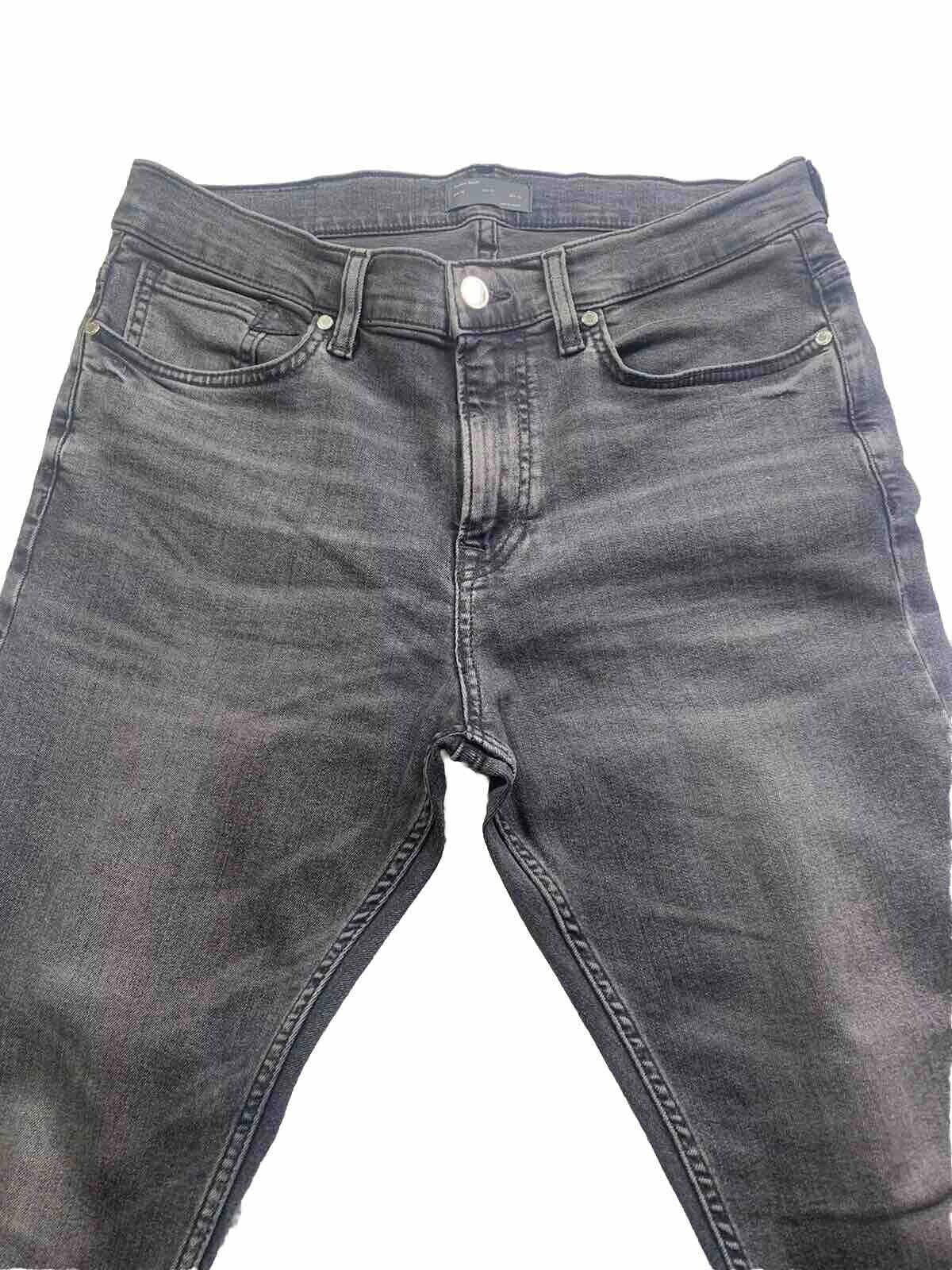 Zara Jeans Men 32 Black Denim  Medium Wash Pants