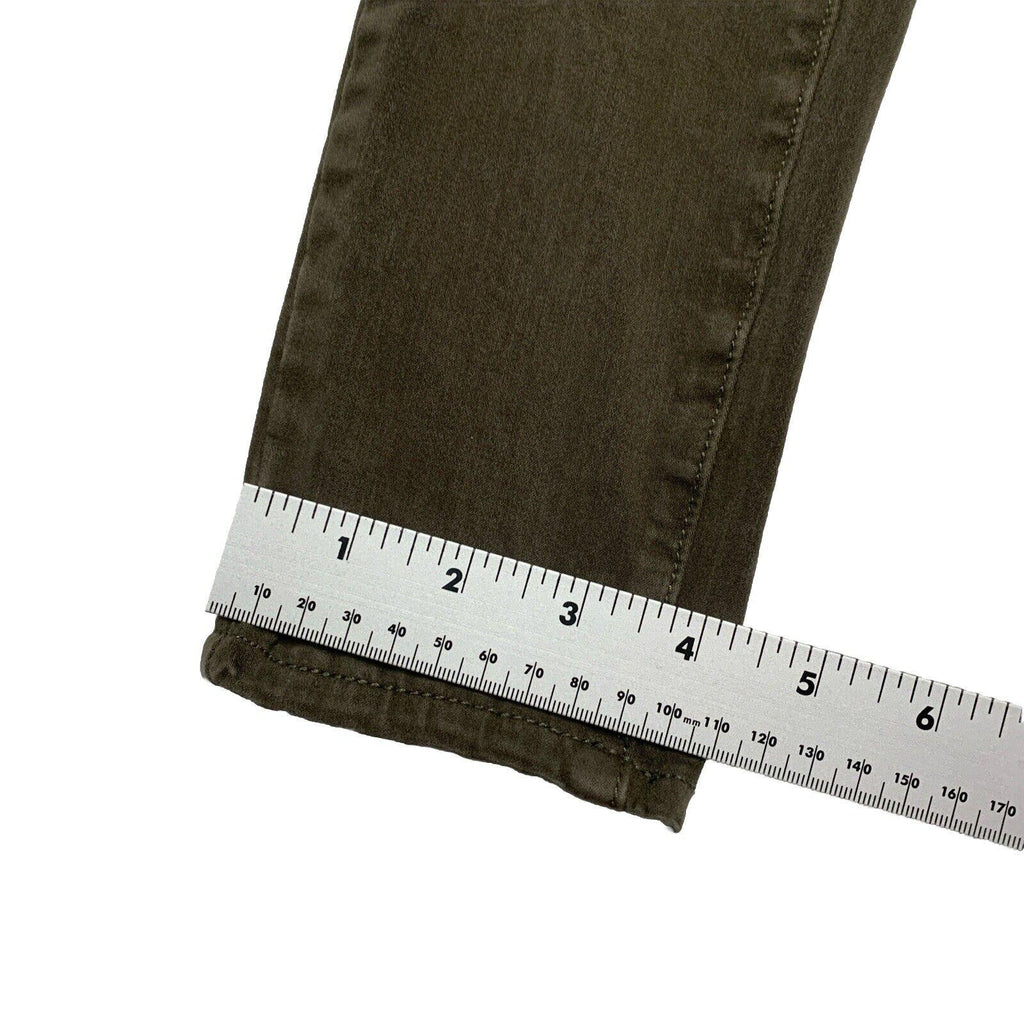 American Eagle Women's Sz 2 Reg  Grayish Green Super High Rise Stretch Jegging