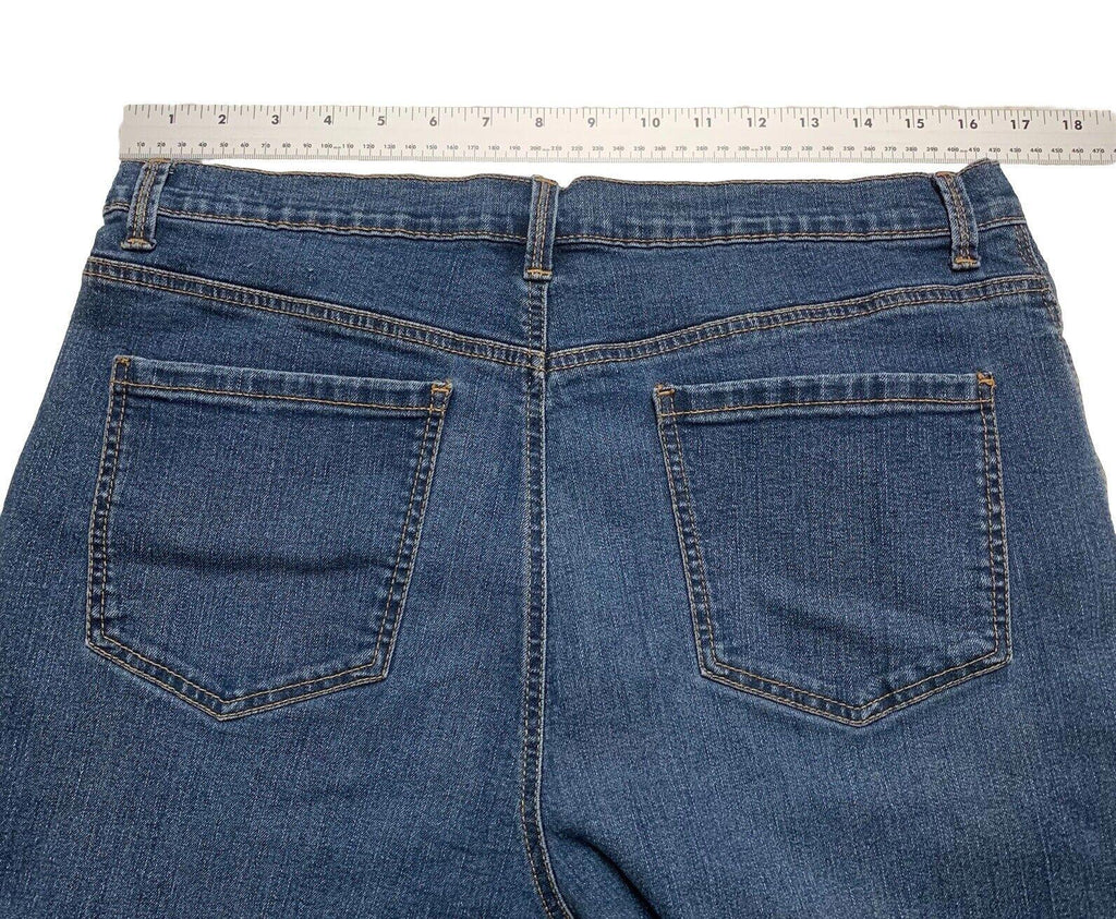 Gloria Vanderbilt Women's Jeans Amanda Size 16 Denim Crop